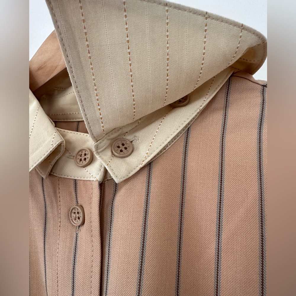 Stine Goya CLASSIC OVERSIZE SHIRT - MULTI STRIPES
-Size XS, Removable Collar - Picture 7 of 12